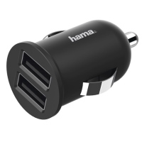 Chargeur pour allume-cigare 2xUSB-A Hama