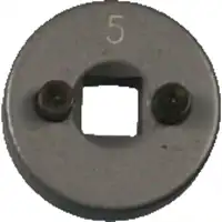 Bremskolbenadapter "5"