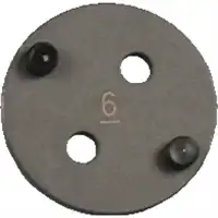 Bremskolbenadapter "6"