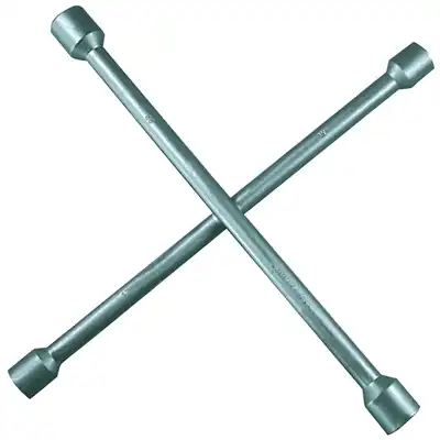 Clé de roue en croix, 17x19x22x13/16"_0