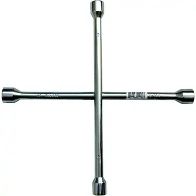 Clé de roue en croix, 17x19x22x13/16"_0