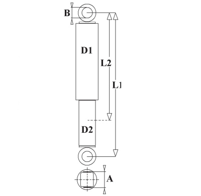 Amortizzatore per assale BPW_1
