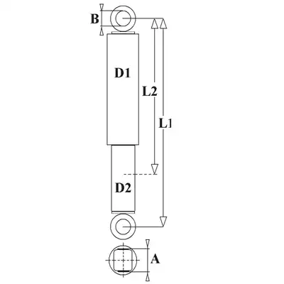 Ammortizzatore per assale BPW_1