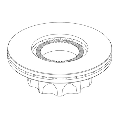 Disque de frein pour MAN avec roue ABS_0