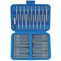 Assortimento Bits, 1/4", 55 pezzi