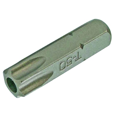 Embout de vissage, 1/4", T50 avec trou _0