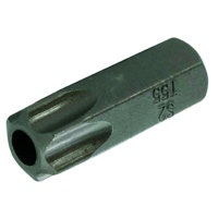 Embout de vissage, 10 mm, T55 avec trou, court