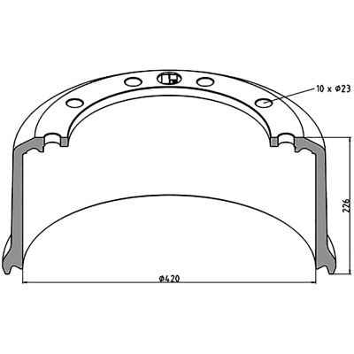 Bremstrommel 420x180mm_1