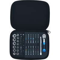 Set di inserti, compatto, 1/4", 53 pezzi