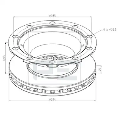 Bremsscheibe für BPW_1