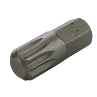 Punta per cacciavite maschio, multi-dente 12 mm