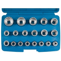 Set di chiavi a bussola 1/2" MultiProfilo, 8-32mm
