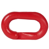 Maillon de connexion en plastique, 8 mm, rouge