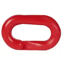 Maillon de connexion en plastique, 8 mm, rouge