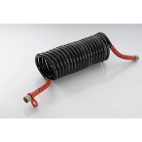 Tubo spirale aria nero/rosso M18x1,5 / L4m Ø110mm