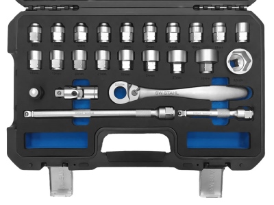 Steckschlüsselsatz, 1/2", Low Profile, 24-teilig_0