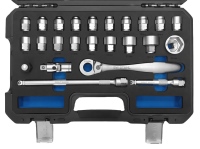 Steckschlüsselsatz, 1/2", Low Profile, 24-teilig