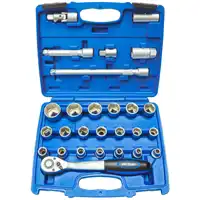 Jeu de clés à douilles industriel, 1/2", 27 pièces
