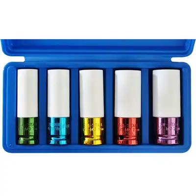 Douilles pour écrou de roue, 1/2", 5 pièces_0