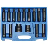 Set di Chiave a bussola rinforzata ¾"+1", 16 pcs.