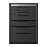 Armoire basse avec 7 tiroirs