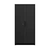 Armoire haute avec 2 portes et 5 étagères