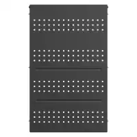 Plaque perforée 3/3 avec accessoires