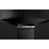 TB8000 Arbeitsplatte Edelstahl schwarz 