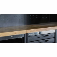 Plan de travail en bois avec accessoires, 700 mm