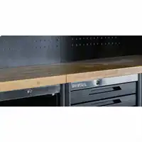 Plan de travail en bois avec accessoires, 700 mm