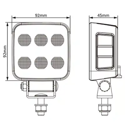 Faro di lavoro LED 4498Lm 9-36 V / 60W_1