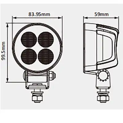 Phare travail LED 2556Lm 9-36 V / 24W_2