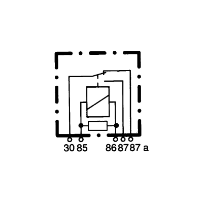 Relais avec support 24V10/20A BOSCH_2