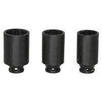 Inserti pper chiave a tubo IMPACT 1/2", polig 