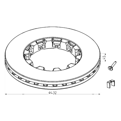 Bremsscheibe für DAF_0