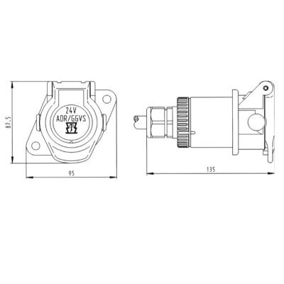 Steckdose 15 Pol 24V mit Schraubkontakten_2