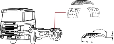 Kotflügel Scania Sattelzugmaschine_1