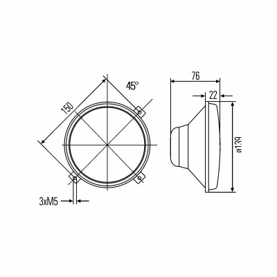 Projecteur principal M133 12V_1