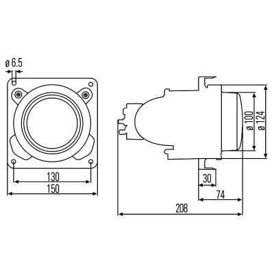 Optique, projecteur principal 24V_1