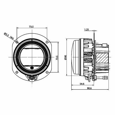 Fernscheinwerfer Performance L4060 12/24V_5