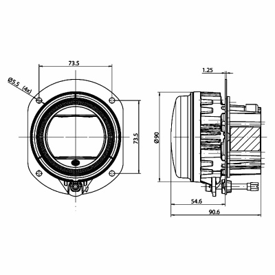 Fernscheinwerfer Performance L4060 12/24V_1