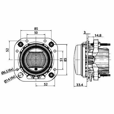 Faro di profondità Performance L4060 12/24V_2