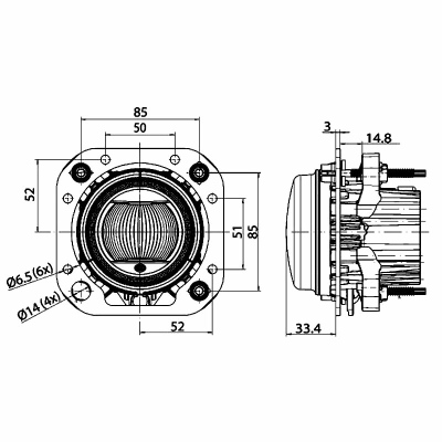 Fernscheinwerfer Performance L4060 12/24V_5