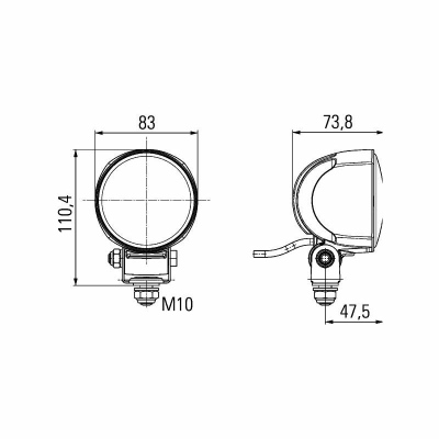 Projecteur longue portée Modul 70 Gen. III 12/24V_1