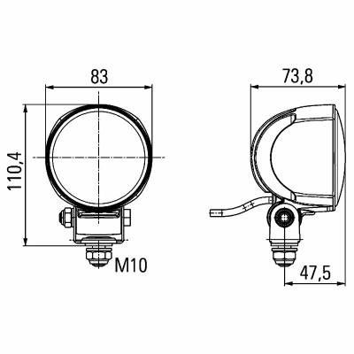 Projecteur longue portée Modul 70 Gen. III 12/24V_5