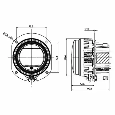 Projecteur longue portée Performance L4060 12/24V_1