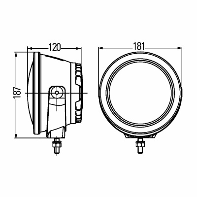 Projecteur longue portée Luminator Compact 12/24V_5