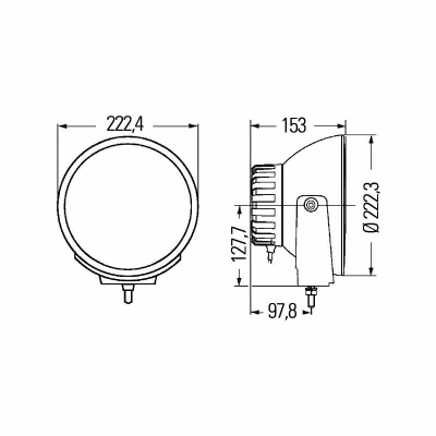 Projecteur longue portée Luminator xénon 12V_1