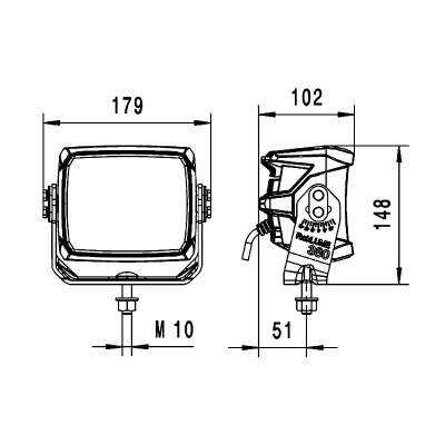 Faro di profondità RokLUME 380N 12V_4