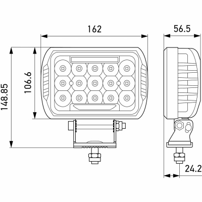LED-Fernscheinwerfer Valuefit 450 12/24V_2